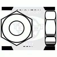 Metric Class 6 Hex Nut Din 934