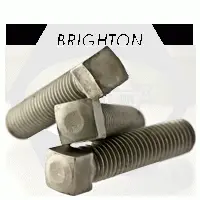 5/8in-11 x 3 1/4in Oval Point Square Head Set Screw, Case Hardened Plain (Inch) UNC