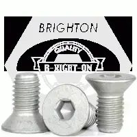 Flat Socket Cap, Mechanical Zinc, Alloy (inch)