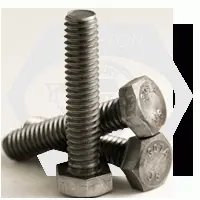 Hex Tap Bolt, A307 Grade A, Plain, Low Carbon (inch)
