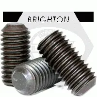 Metric Flat Point Socket Set Screws, 45h Iso 4026 / Din 913, Thermal Black Oxide, Alloy