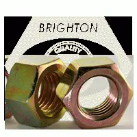 Grade 5 Hex Nut, Zinc Yellow Cr+6 (inch)