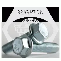 Hex Head Serrated Flange Screw, Grade 5, Zinc Cr+3 (inch)