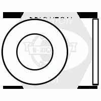 Metric F436m Flat Washer, Hardened, Plain