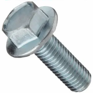 Metric 10.9 Hex Flange Screw, Non Serrated, Din 6921, Zinc Yellow