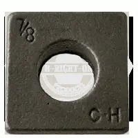 Square Beveled Malleable Washer, Plain (inch)