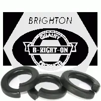Split Lock Washer, Heavy, Thru Hardened, Plain (inch)
