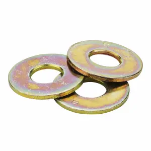 Metric Din 125a Flat Washer 140hv Zinc Yellow