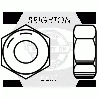 Grade 8 Hex Nut, Plain (inch) (USA)