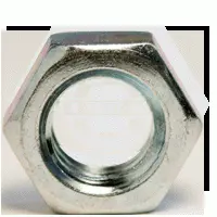 Finished Hex Jam Nut, Zinc Cr+3 (inch)