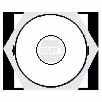 1/4in NYLON FLAT WASHER PLAIN