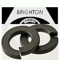 Split Lock Washer (USA), Regular, Heat Treated, Plain (inch)