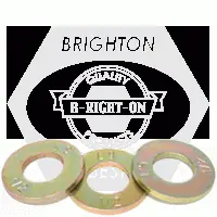 Sae L9 Tension Flat Washers Pattern Zinc & Yellow Cr+3 (USA) (inch)